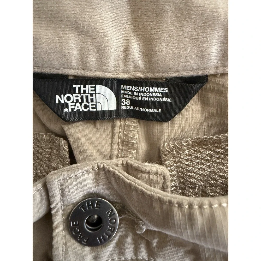 The North Face Men's Beige Cargo Hiking Shorts Size 38 Outdoor Utility